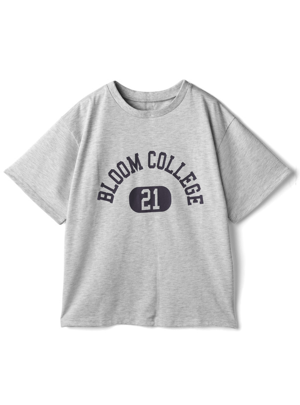 カレッジロゴプリントビッグTシャツ