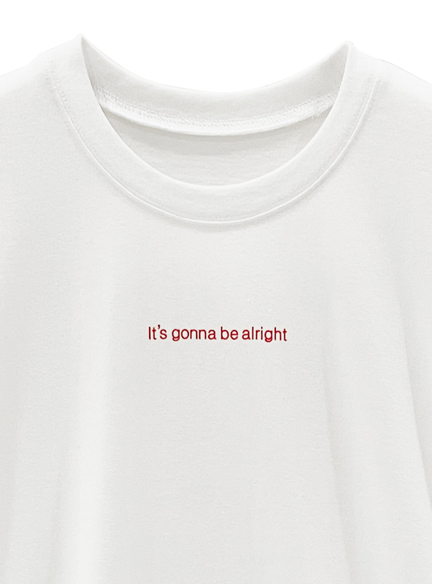 バックロゴプリントTシャツ