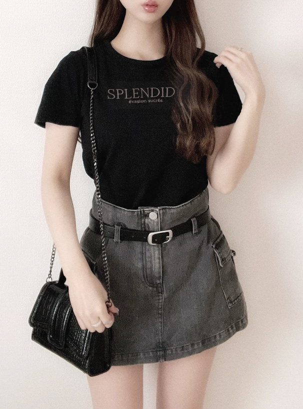 ショートシャツ サイドドロストショートSH|ems excite | RETRO GIRL ONLINE