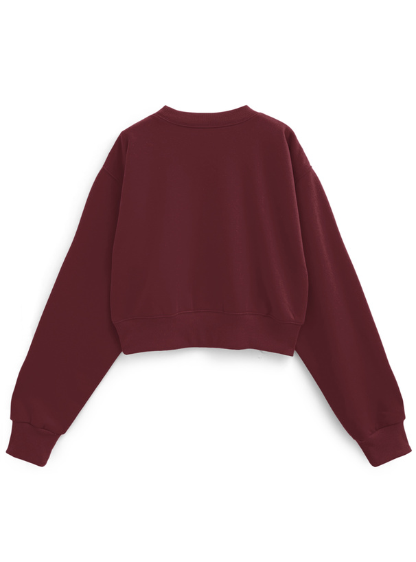 ロゴ刺繍スウェットトップス