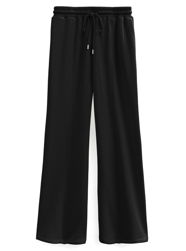 センターラインスウェットワイドパンツ