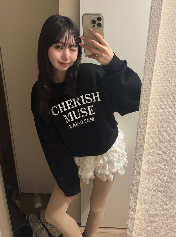 ロゴジャガードニットトップス[pm529] | レディースファッション