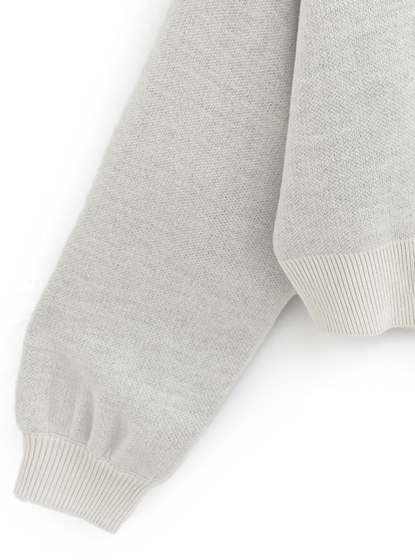 ロゴジャガードニットトップス