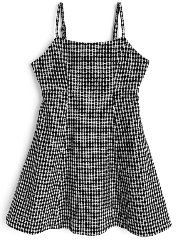 ツイードキャミソールミニワンピース