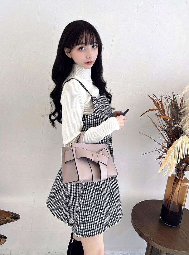 ツイードキャミソールミニワンピース[pm533] | レディースファッション