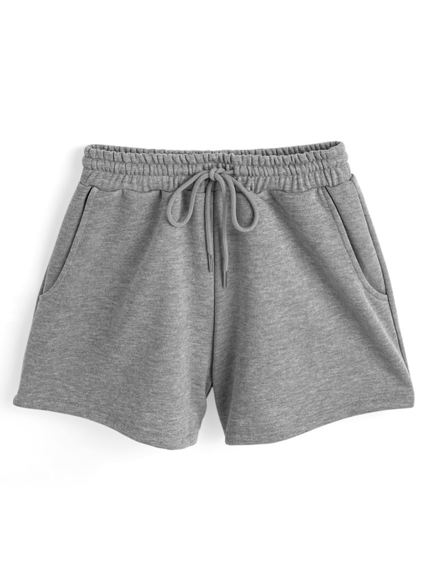 ロゴ半袖パーカー×ショートパンツスウェットセットアップ