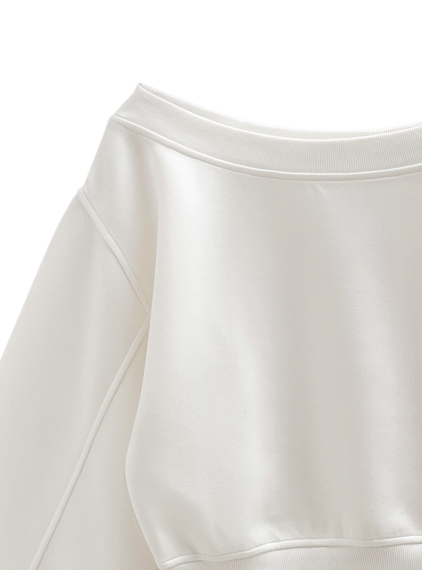 ワンショルスウェット×ワイドパンツセットアップ