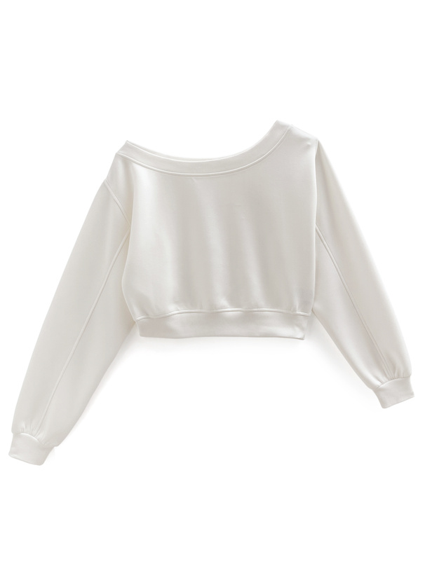 ワンショルスウェット×ワイドパンツセットアップ