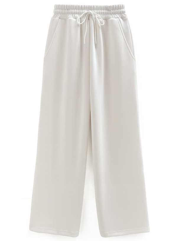 ワンショルスウェット×ワイドパンツセットアップ