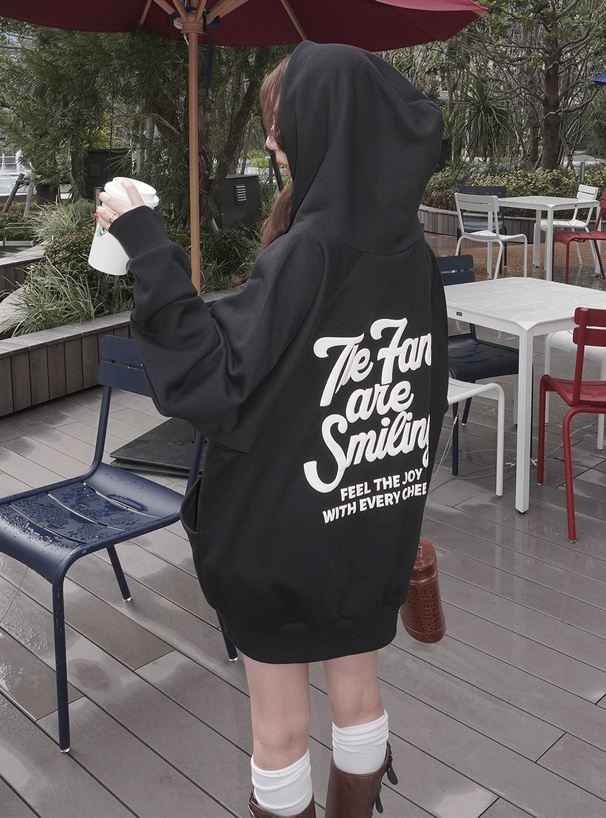 バックロゴドルマンパーカーワンピース