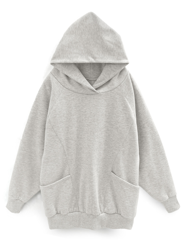 バックロゴドルマンパーカーワンピース
