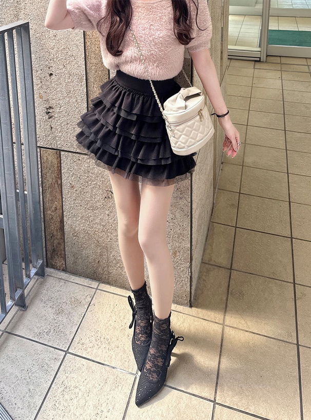 ティアードフリルスカパン