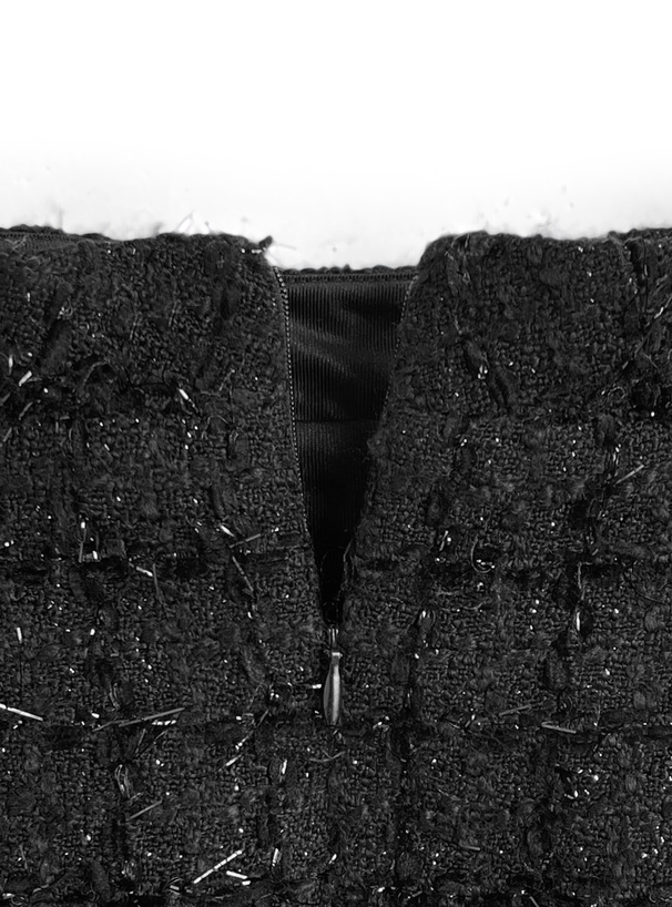 フェザーツイードジャケット×インパン裏地付きスカートセットアップ