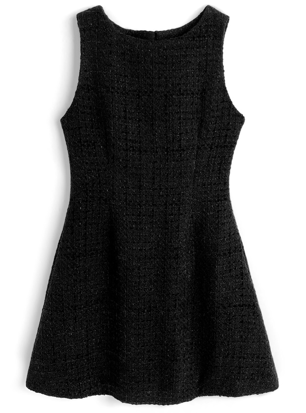 ブラックツイードノースリーブ ワンピース ツイードノースリーブワンピース | BLAMINK (Women)/ブラミンク