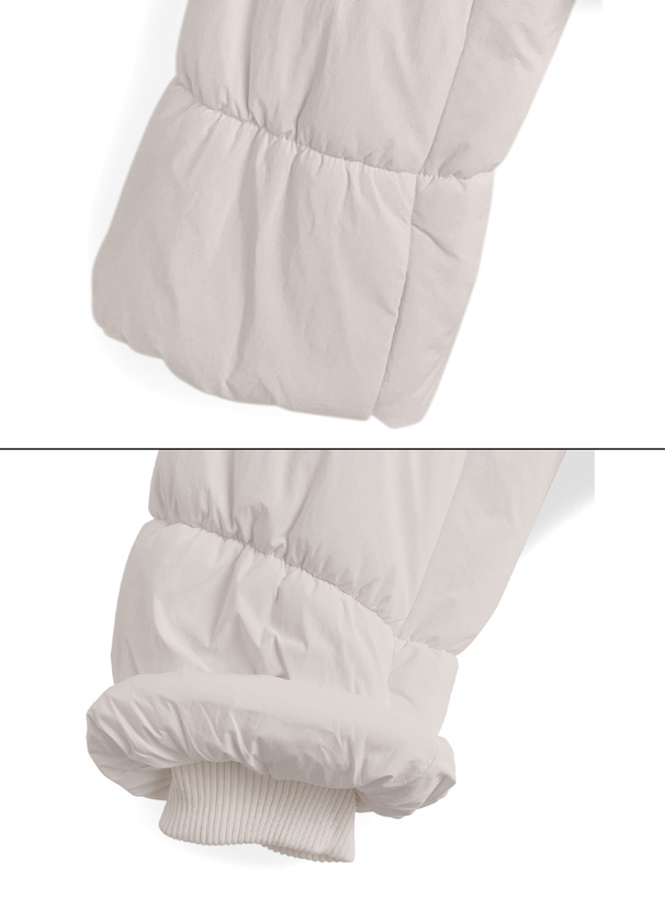 ファー付きダウンブルゾン