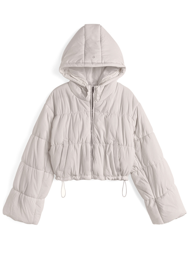 ファー付きダウンブルゾン