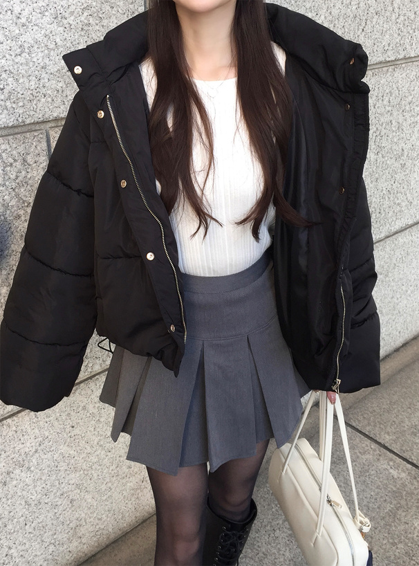 フード付き中綿ダウンジャケット[pm668] | レディースファッション通販