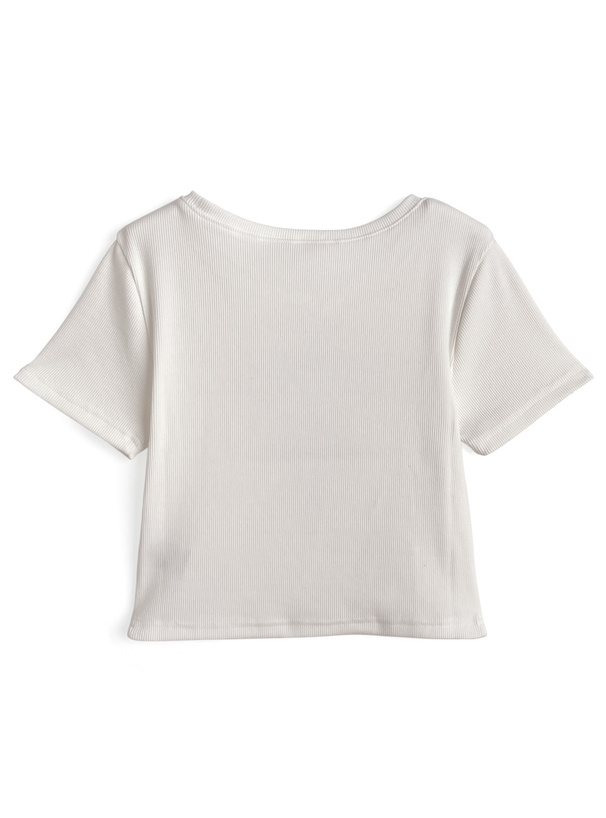 ラインストーンクロスTシャツ