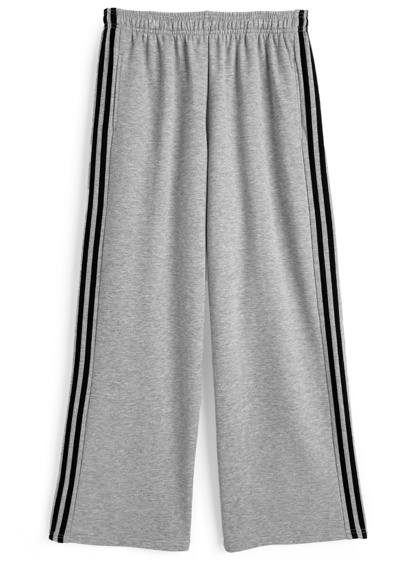 サイドラインスウェットワイドパンツ