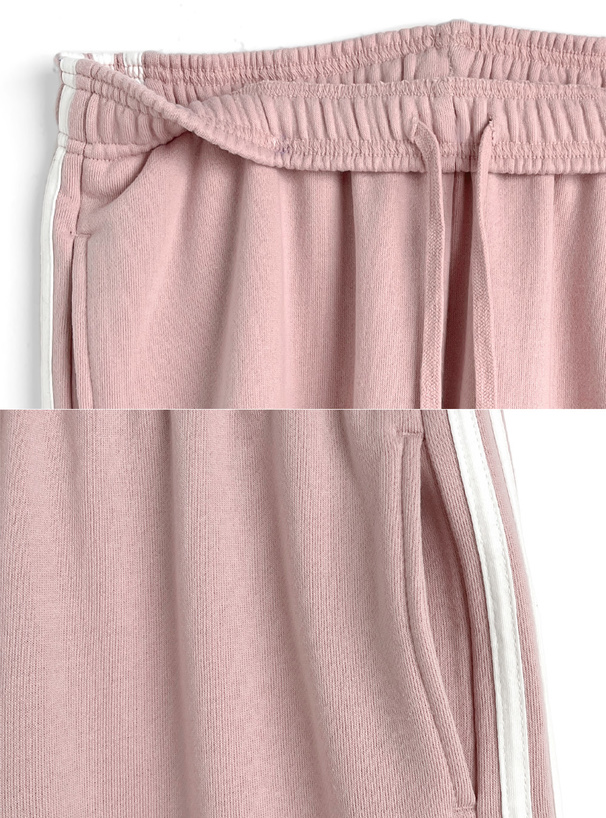 サイドラインスウェットワイドパンツ