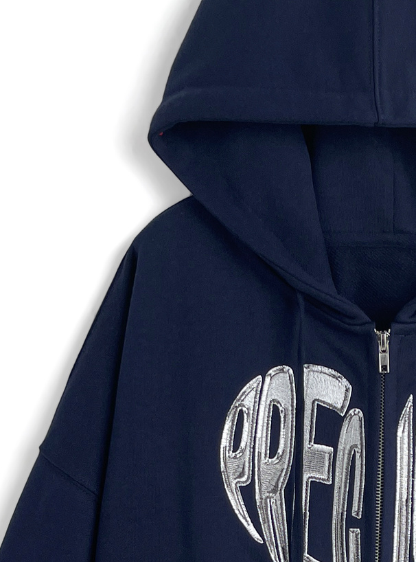 ロゴ刺繍スウェットパーカー