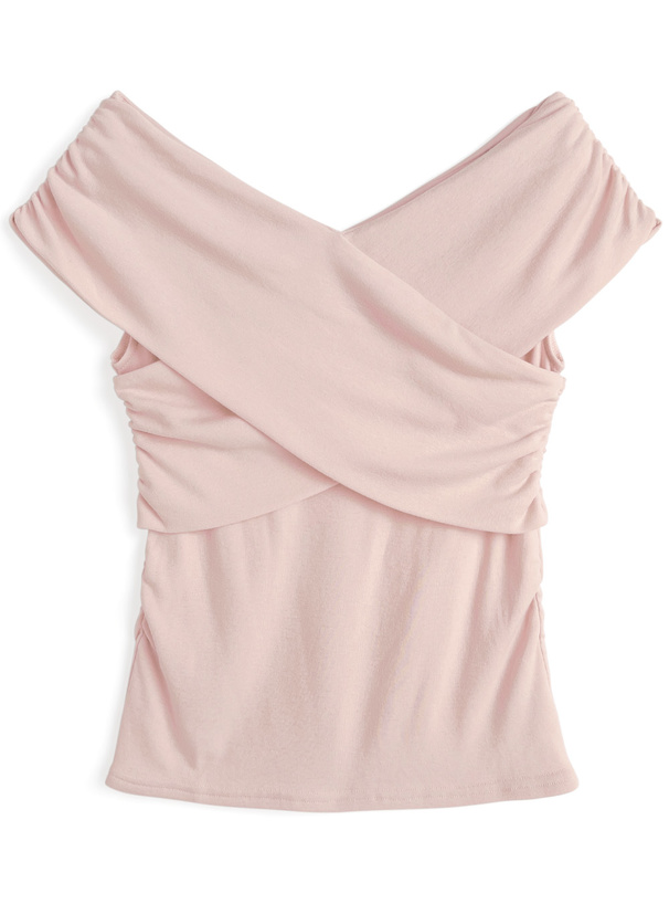 2Wayカシュクールサイドギャザートップス