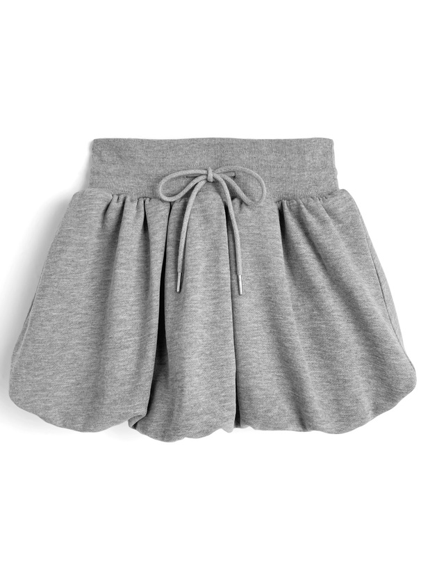 インパン付きスウェットバルーンミニスカート