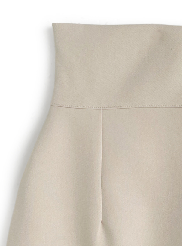 インパン付きハイウエストスリットミニスカート