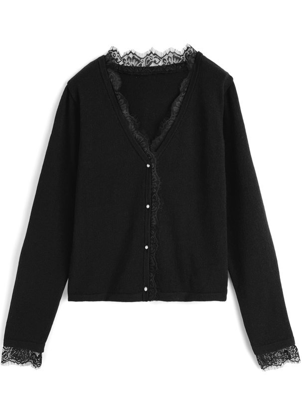 レースニットカーディガン[pm729] | レディースファッション通販の