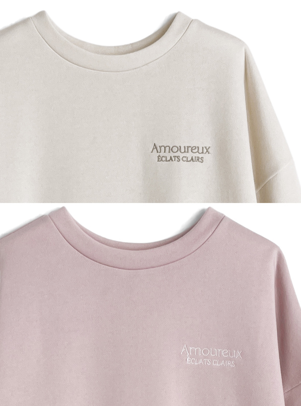 バックプリントスウェットワンピース