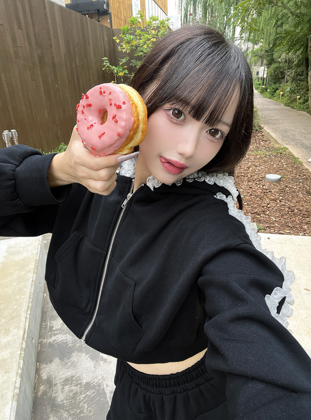 【メイト様★専用】5×3ｍｍセミドライ/バックジップ【カール起毛】 サイドラインフリルパーカー×ティアードミニスカートスウェット