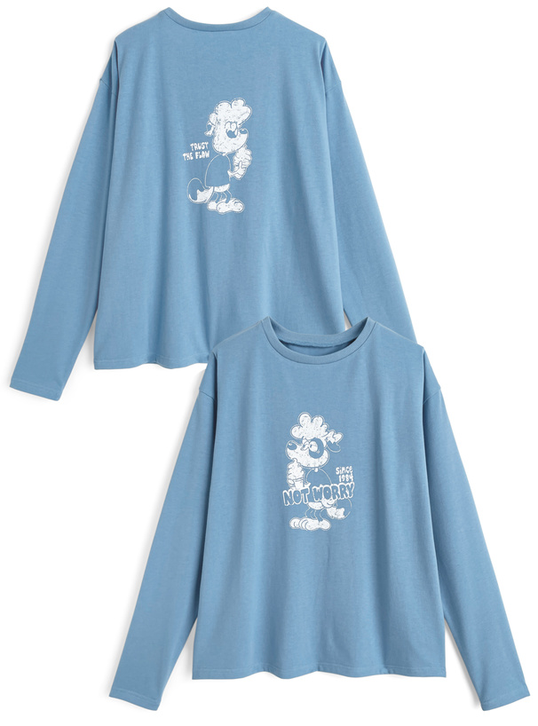 ドッグロゴプリントロンT