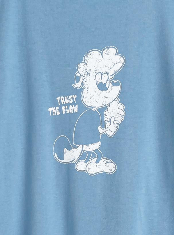 ドッグロゴプリントロンT