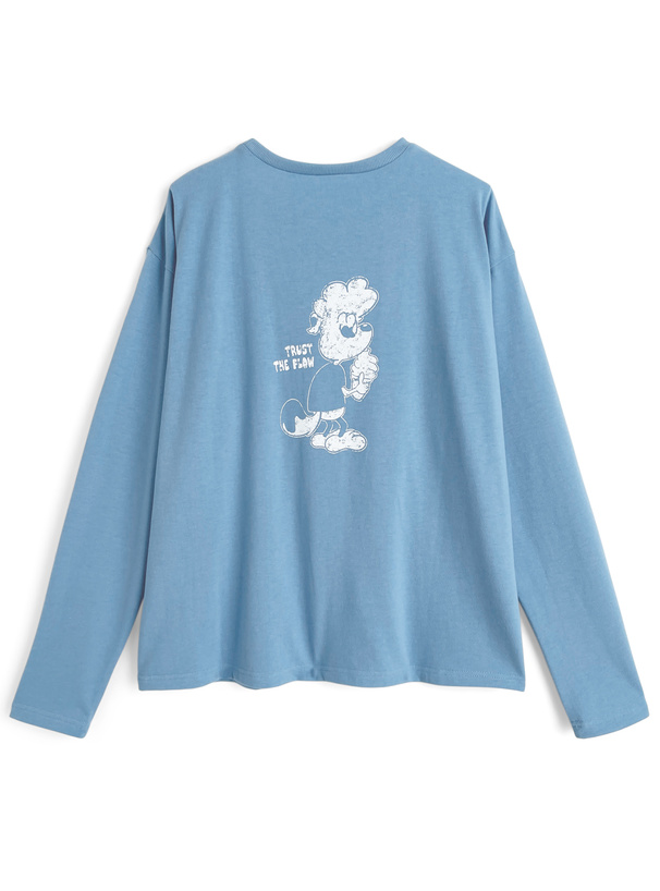 ドッグロゴプリントロンT