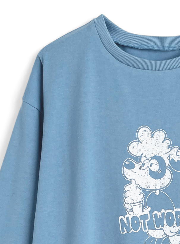 ドッグロゴプリントロンT