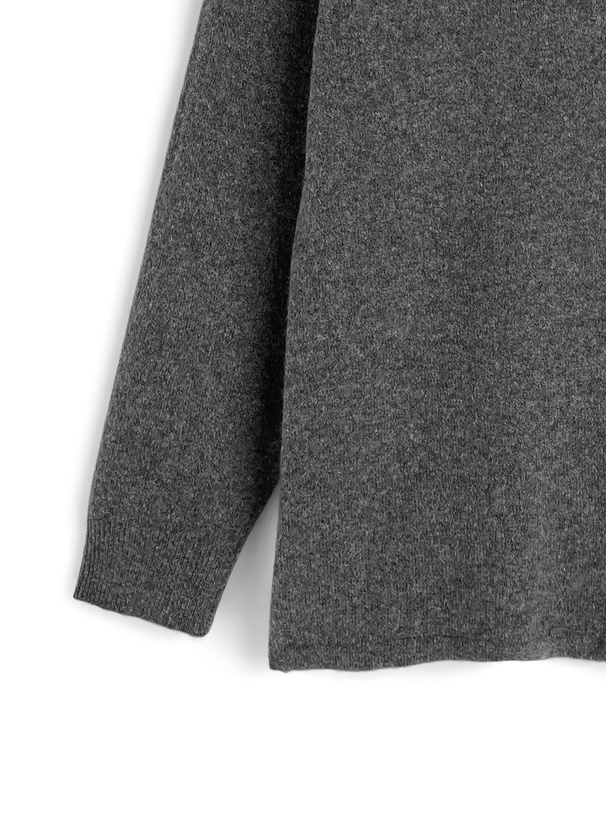 ワンショルダーリボンニットワンピース