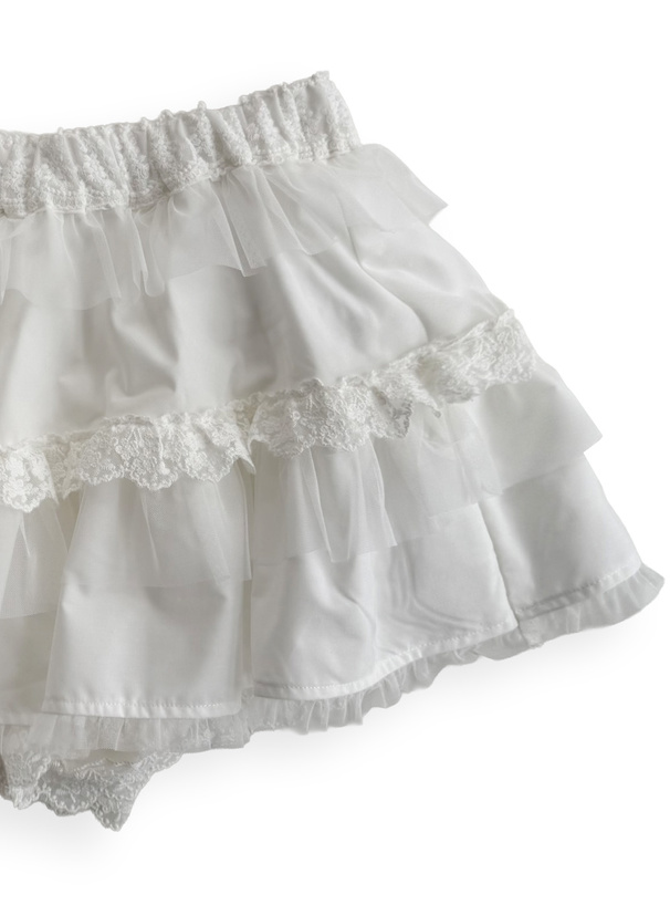 ILLIT アイリット BEB インパン付きレースフリルミニスカート