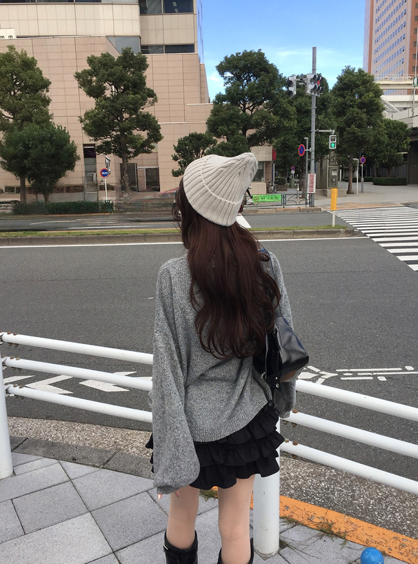 インパン裏地付きティアードフリルチュールミニスカートパンツ