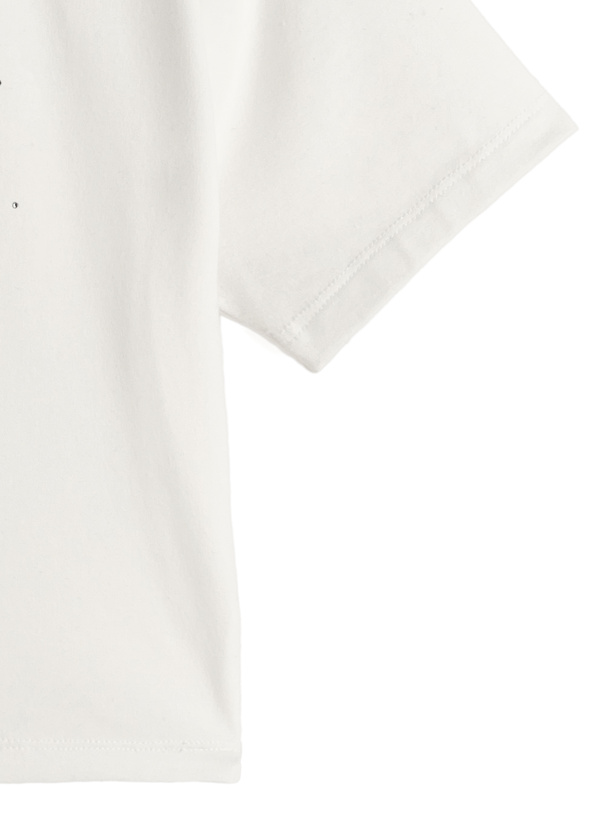ラインストーンロゴTシャツ