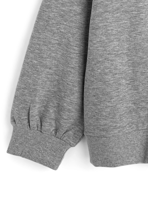 パールロゴプリントスウェットトップス