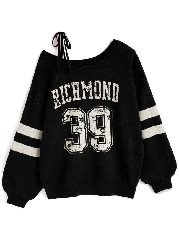 2Wayナンバーロゴニットトップス[pm819] | レディースファッション通販