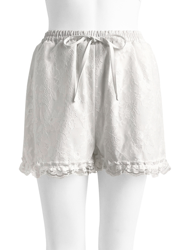 レースインナーショートパンツ