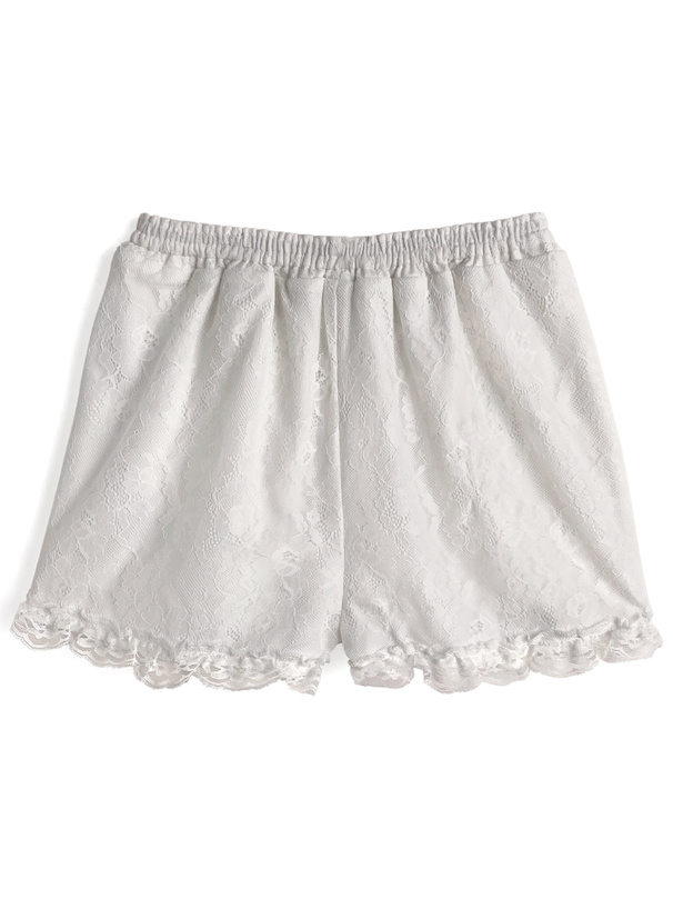 レースインナーショートパンツ