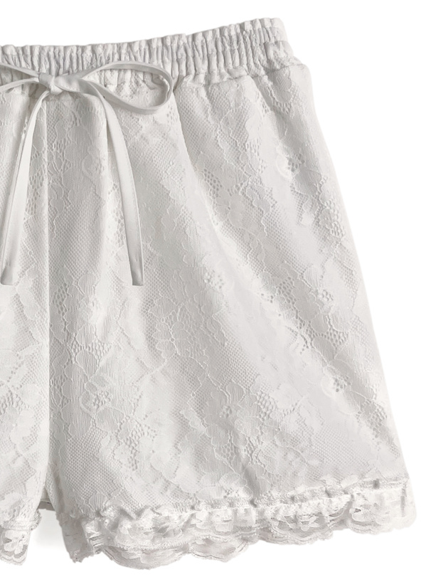 レースインナーショートパンツ