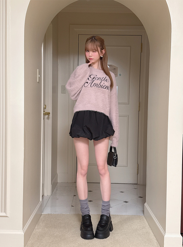 ロゴシャギーニットトップス[pm845] | レディースファッション通販の