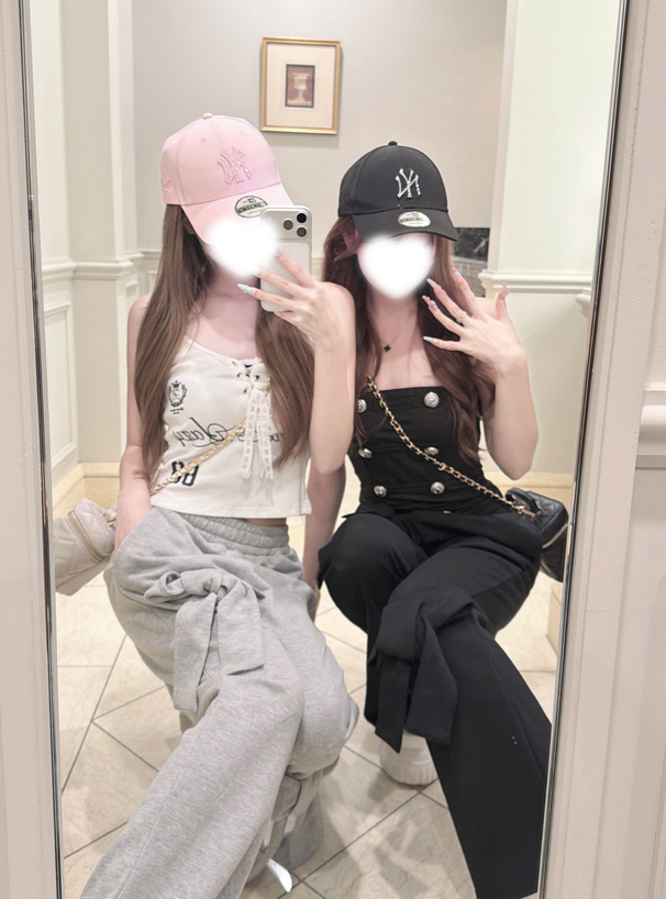 ビッグリボンフレアスウェットパンツ