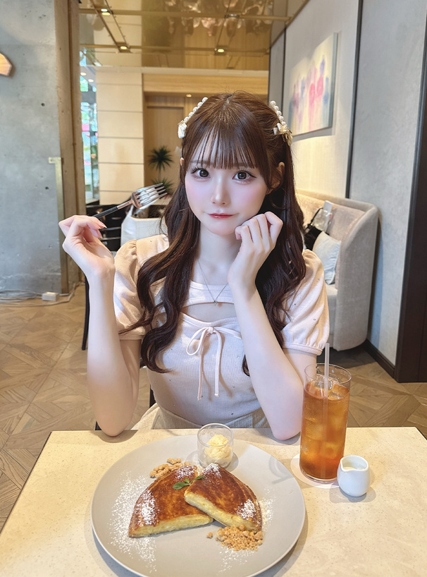 フロントオープンリボンラインストーンリブトップス