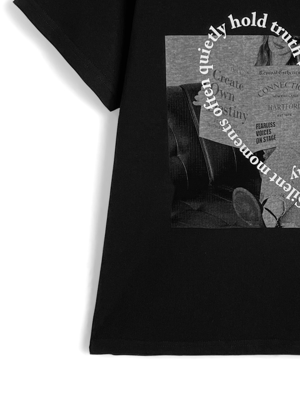 グラフィックロゴプリントTシャツ