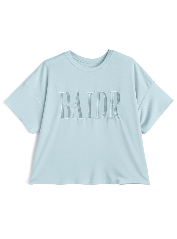 ロゴ刺繍Tシャツ