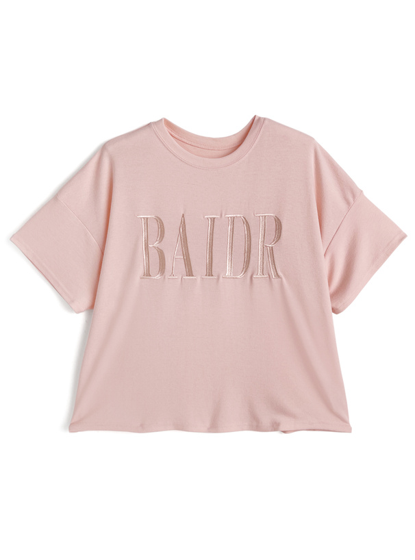 ロゴ刺繍Tシャツ